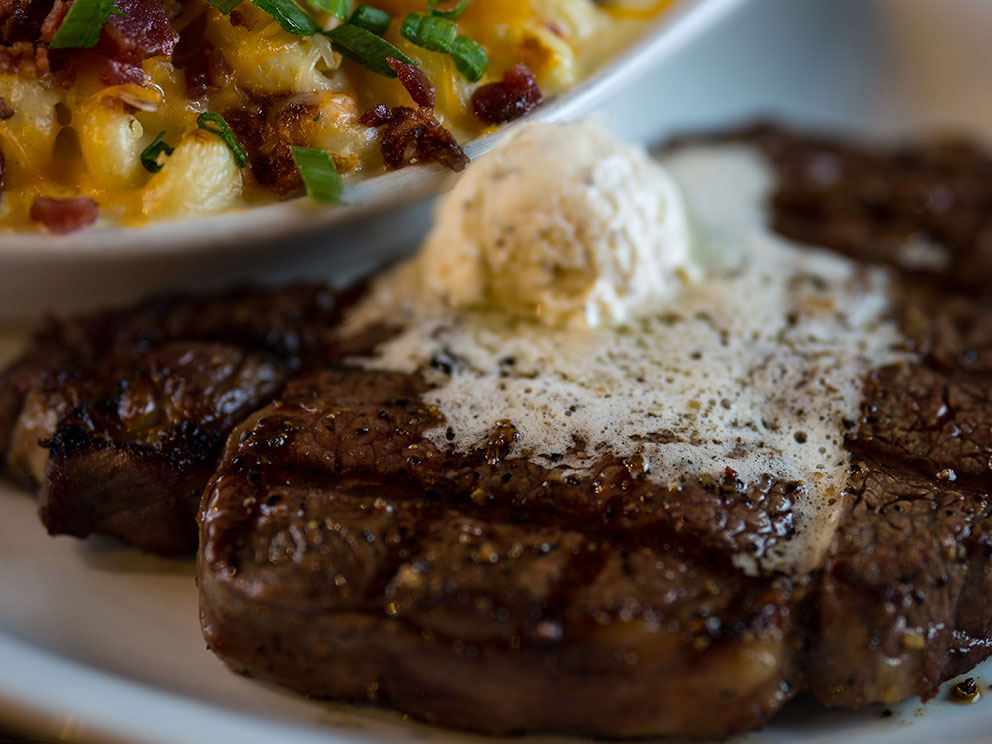 Dining at Buffalo Jump Steakhouse